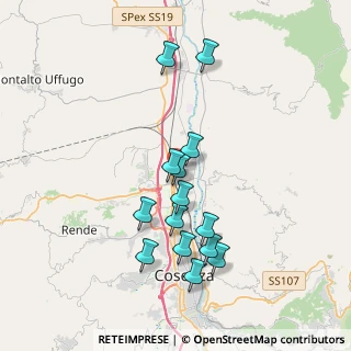 Mappa Via Alessandro Volta Traversa 1 n., 87036 Quattromiglia CS, Italia (3.86286)
