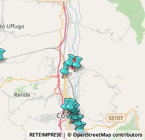 Mappa Via danoli, 87036 Rende CS, Italia (5.09417)