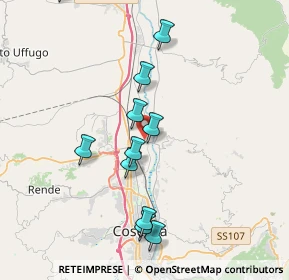 Mappa Via danoli, 87036 Rende CS, Italia (4.56917)