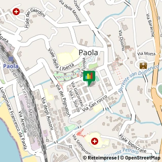 Mappa Via Giovanni Falcone e Paolo Borsellino, 4, 87027 Paola, Cosenza (Calabria)