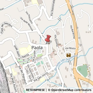 Mappa Via Sottomercato, 40, 87027 Paola, Cosenza (Calabria)