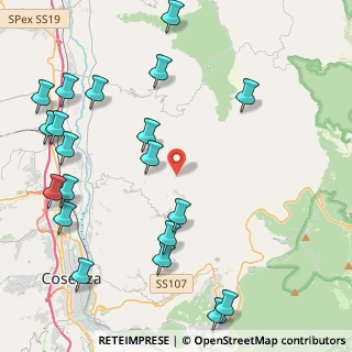 Mappa Via Cervali, 87047 San Pietro In Guarano CS, Italia (6.0485)