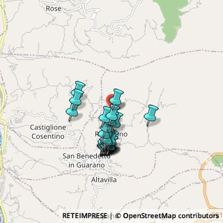 Mappa Via Cervali, 87047 San Pietro In Guarano CS, Italia (1.58571)