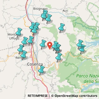 Mappa Via Cervali, 87047 San Pietro In Guarano CS, Italia (8.5405)
