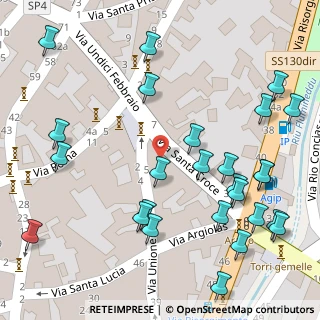 Mappa Via Santa Croce, 09026 San Sperate CA, Italia (0.08846)