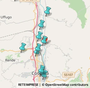 Mappa SP 234 LOC. PONTE CRATI N., 87036 Rende CS, Italia (4.8275)