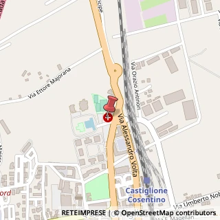 Mappa Via A. Meucci, 476, 87036 Rende, Cosenza (Calabria)