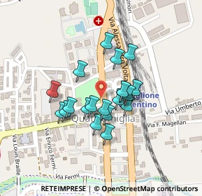 Mappa Via Mario Sironi, 87036 Quattromiglia CS, Italia (0.175)