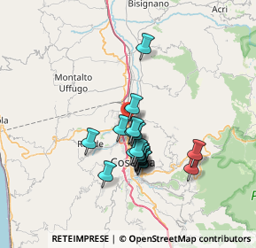 Mappa Via Mario Sironi, 87036 Quattromiglia CS, Italia (6.0635)