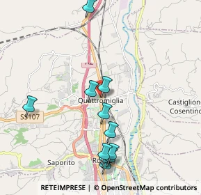 Mappa Via Mario Sironi, 87036 Quattromiglia CS, Italia (2.32818)