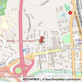 Mappa Via Evangelista Torricelli, 13, 87036 Rende, Cosenza (Calabria)