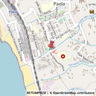 Mappa Via Bernardino Telesio, 20, 87027 Paola, Cosenza (Calabria)