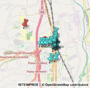 Mappa Via A. Avogadro, 87036 Rende CS, Italia (0.5045)