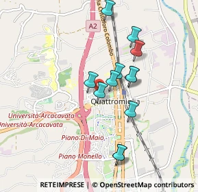 Mappa Via A. Avogadro, 87036 Rende CS, Italia (0.8525)