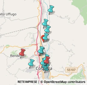 Mappa Via Umberto Nobile, 87036 Quattromiglia CS, Italia (3.97462)