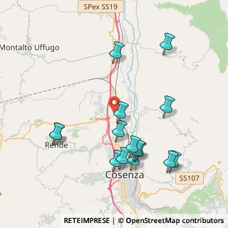 Mappa Via Todaro, 87036 Rende CS, Italia (4.64667)