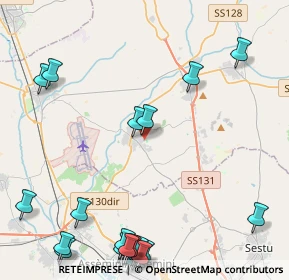 Mappa Via Alcide De Gasperi, 09026 San Sperate CA, Italia (6.76)