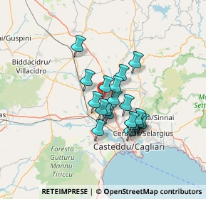 Mappa Via Giuseppe di Vittorio, 09026 San Sperate CA, Italia (10.5605)