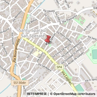Mappa Via Iglesias, 9, 09026 San Sperate, Medio Campidano (Sardegna)