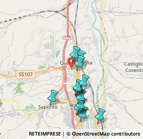 Mappa Via Varsavia, 87036 Quattromiglia CS, Italia (1.93)