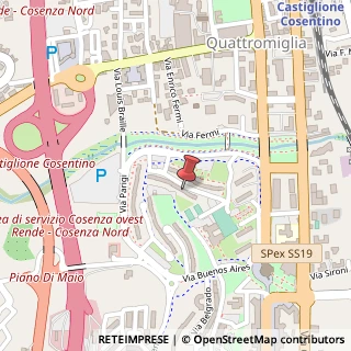 Mappa Via Varsavia, 22, 87036 Rende, Cosenza (Calabria)