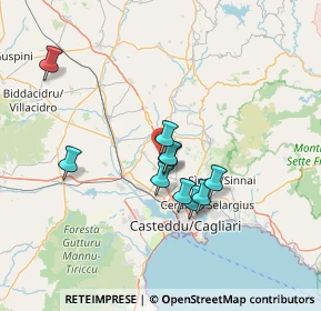 Mappa Centro Commerciale Conforama, 09026 San Sperate CA, Italia (18.03833)