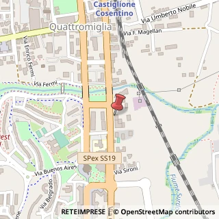 Mappa Via Giuseppe Verdi, 250, 87036 Rende, Cosenza (Calabria)