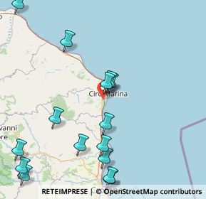 Mappa ZONA INDUSTRIALE, 88811 Cirò Marina KR, Italia (22.382)