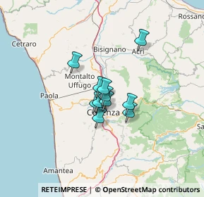 Mappa 87030 Rende CS, Italia (7.91636)
