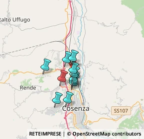 Mappa 87030 Rende CS, Italia (2.36091)