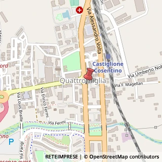Mappa Via Leonardo Da Vinci, 47, 87036 Rende, Cosenza (Calabria)