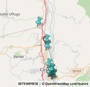 Mappa Via Leonardo Da Vinci, 87036 Rende CS, Italia (4.94636)