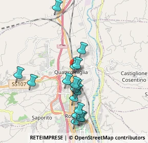 Mappa Via Umberto Boccioni, 87036 Rende CS, Italia (2.05706)