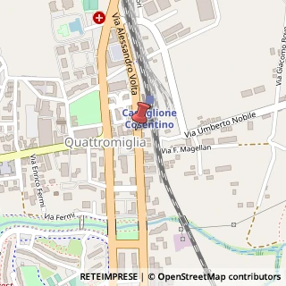 Mappa Via Alessandro Volta, 4, 87036 Rende, Cosenza (Calabria)