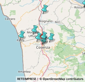 Mappa Via Alessandro Volta, 87036 Rende CS, Italia (17.70818)