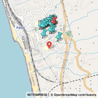 Mappa Via Marie Curie, 87027 Paola CS, Italia (0.495)