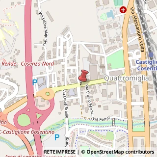 Mappa Via G. Marconi, 77, 87036 Rende, Cosenza (Calabria)
