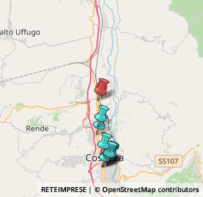 Mappa Via Antonio Pigafetta, 87036 Rende CS, Italia (4.58182)