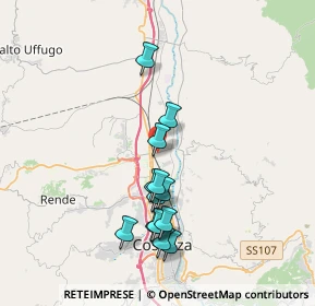 Mappa Via Antonio Pigafetta, 87036 Rende CS, Italia (3.79923)