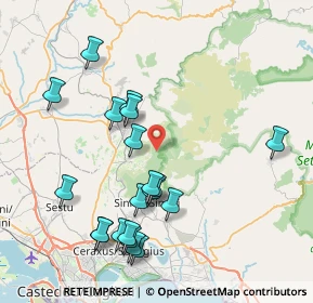 Mappa Foresta Demaniale Campidano, 09041 Dolianova CA, Italia (9.3515)