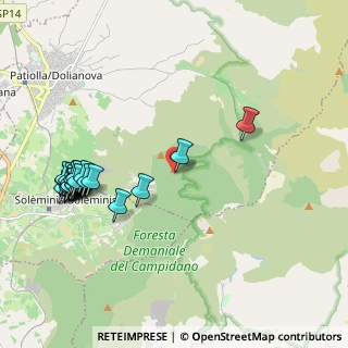 Mappa Foresta Demaniale Campidano, 09041 Dolianova CA, Italia (2.668)