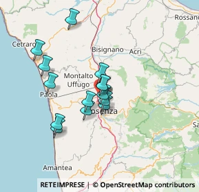 Mappa Piazza Santo Sergio, 87036 Rende CS, Italia (12.035)