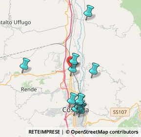 Mappa Piazza Sergio Santo, 87036 Quattromiglia CS, Italia (4.37091)