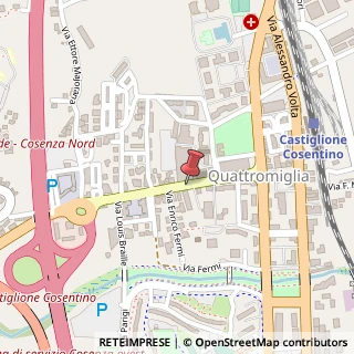 Mappa Via Marconi Guglielmo, 87036 Rende, Cosenza (Calabria)