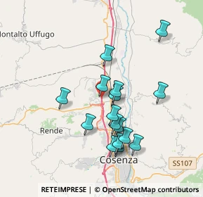 Mappa E45, 87036 Quattromiglia CS, Italia (3.62063)