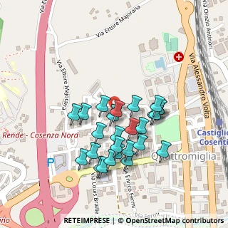 Mappa Via Amedeo Avogadro, 87036 Rende CS, Italia (0.21538)