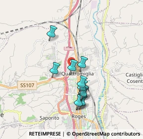 Mappa Via Amedeo Avogadro, 87036 Rende CS, Italia (1.68545)