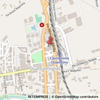 Mappa Via Alessandro Volta, 94, 87036 Rende, Cosenza (Calabria)