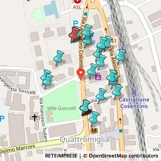 Mappa Via Alessandro Volta Accanto, 87036 Rende CS, Italia (0.1)