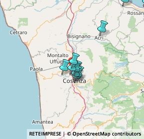 Mappa Via Evangelista Torricelli, 87036 Quattromiglia CS, Italia (18.4525)
